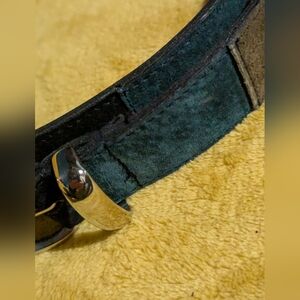 Source Unknown Teal Suede Men's Belt Bag